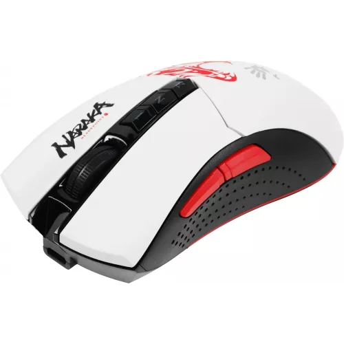 Мышь A4Tech Bloody R90 Plus Naraka белый/рисунок оптическая 5000dpi беспров. USB 7but