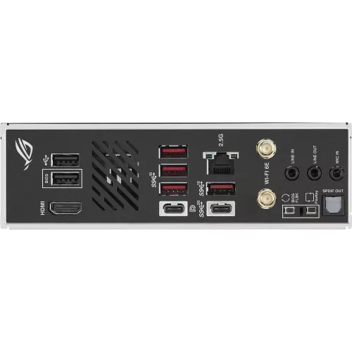 Материнская плата Asus ROG STRIX B650E-I GAMING WIFI Socket AM5 AMD B650 2xDDR5 mini-ITX AC`97 8ch(7.1) 2.5Gg RAID+HDMI
