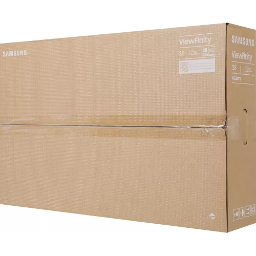 Монитор Samsung 32" ViewFinity S8 S32B800PXI черный IPS LED 5ms 16:9 HDMI полуматовая HAS Piv 350cd 178гр/178гр 3840x2160 60Hz DP 4K USB 5.2кг