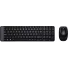 Клавиатура + мышь Logitech MK220 клав:черный мышь:черный USB беспроводная (920-003161)