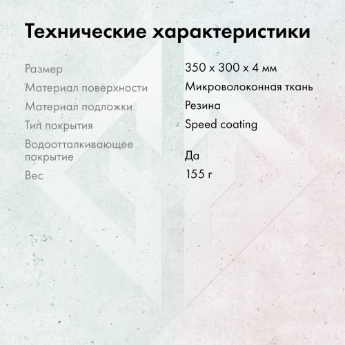 Коврик для мыши GMNG GG-PD350S Средний рисунок 350x300x4мм