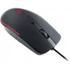 Мышь Оклик 100M черный оптическая 1600dpi USB для ноутбука 4but (1909417)