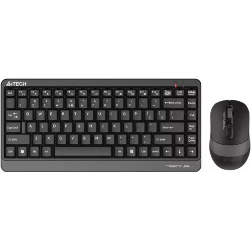 Клавиатура + мышь A4Tech Fstyler FG1110 клав:черный/серый мышь:черный/серый USB беспроводная Multimedia (FG1110 GREY)