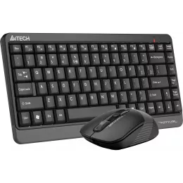 Клавиатура + мышь A4Tech Fstyler FG1110 клав:черный/серый мышь:черный/серый USB беспроводная Multimedia (FG1110 GREY)