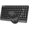 Клавиатура + мышь A4Tech Fstyler FG1110 клав:черный/серый мышь:черный/серый USB беспроводная Multimedia (FG1110 GREY)