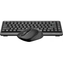 Клавиатура + мышь A4Tech Fstyler FG1110 клав:черный/серый мышь:черный/серый USB беспроводная Multimedia (FG1110 GREY)