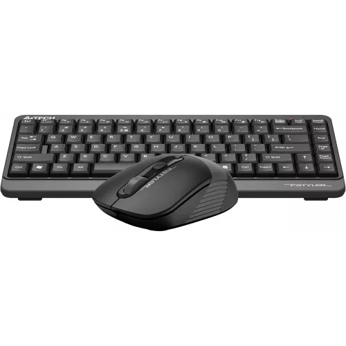 Клавиатура + мышь A4Tech Fstyler FG1110 клав:черный/серый мышь:черный/серый USB беспроводная Multimedia (FG1110 GREY)