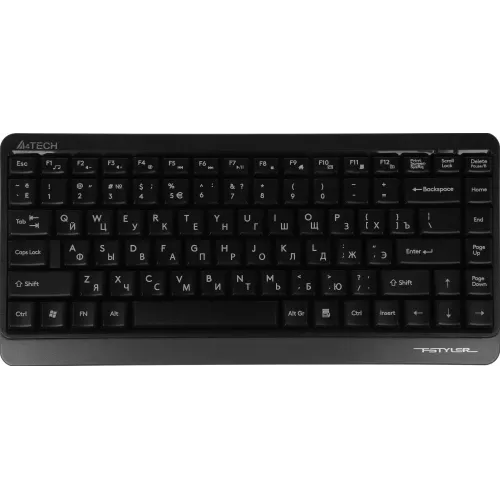 Клавиатура + мышь A4Tech Fstyler FG1110 клав:черный/серый мышь:черный/серый USB беспроводная Multimedia (FG1110 GREY)