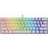 Клавиатура Оклик K763W механическая белый USB беспроводная BT/Radio Multimedia for gamer LED (1920562) кабель 1.5м