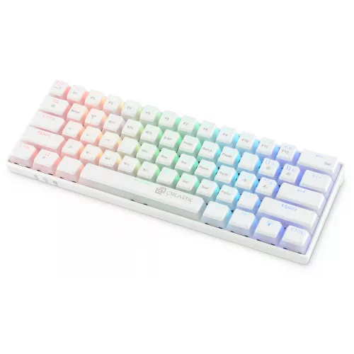 Клавиатура Оклик K763W механическая белый USB беспроводная BT/Radio Multimedia for gamer LED (1920562) кабель 1.5м