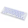 Клавиатура Оклик K763W механическая белый USB беспроводная BT/Radio Multimedia for gamer LED (1920562) кабель 1.5м