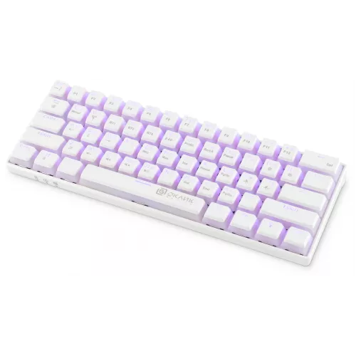 Клавиатура Оклик K763W механическая белый USB беспроводная BT/Radio Multimedia for gamer LED (1920562) кабель 1.5м