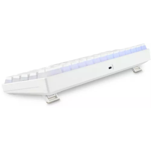 Клавиатура Оклик K763W механическая белый USB беспроводная BT/Radio Multimedia for gamer LED (1920562) кабель 1.5м