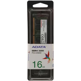 Память DDR4 16Gb 3200MHz A-Data AD4S320016G22-SGN RTL PC4-25600 CL22 SO-DIMM 260-pin 1.2В single rank Ret