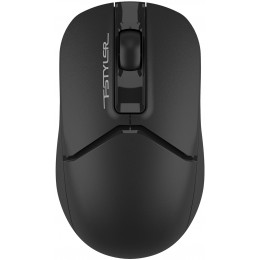 Мышь A4Tech Fstyler FB12S черный оптическая 1200dpi silent беспров. BT/Radio USB 2but (FB12S USB BLACK)