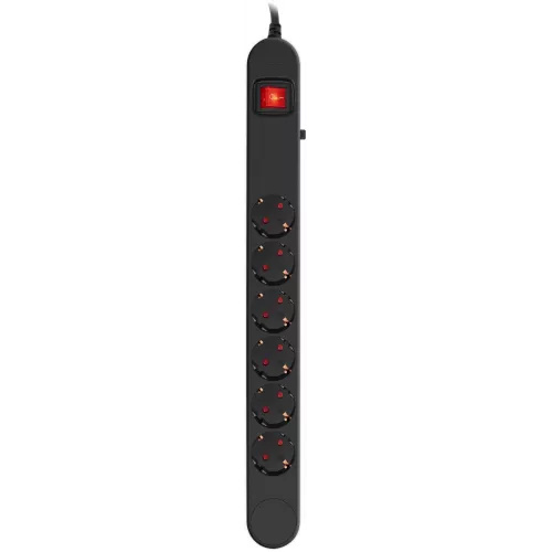 Сетевой фильтр Ippon NF-EU-3-16 3м (6 розеток) черный (коробка)