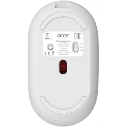 Мышь Acer OMR301 белый оптическая 1600dpi беспров. BT/Radio USB 4but (ZL.MCECC.01U)