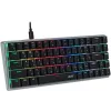 Клавиатура Acer OKW302 механическая серебристый USB Multimedia for gamer для ноутбука LED (ZL.KBDCC.01C) кабель 1.8м