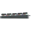 Клавиатура Acer OKW302 механическая серебристый USB Multimedia for gamer для ноутбука LED (ZL.KBDCC.01C) кабель 1.8м