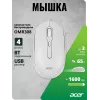 Мышь Acer OMR308 белый оптическая 1600dpi беспров. BT/Radio USB 4but (ZL.MCECC.023)