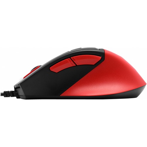 Мышь A4Tech Fstyler FM45S Air красный/черный оптическая 2400dpi silent USB 7but (FM45S AIR USB (SPORTS RED))