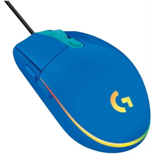 Мышь Logitech G102 LightSync синий оптическая 8000dpi USB 6but (910-005810)