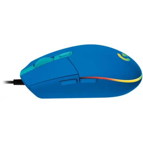 Мышь Logitech G102 LightSync синий оптическая 8000dpi USB 6but (910-005810)