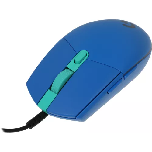 Мышь Logitech G102 LightSync синий оптическая 8000dpi USB 6but (910-005810)