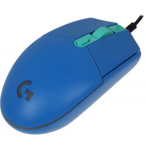 Мышь Logitech G102 LightSync синий оптическая 8000dpi USB 6but (910-005810)