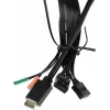 Корпус Formula Air Mesh G1 черный без БП mATX 1x80mm 2xUSB2.0 audio