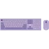 Клавиатура + мышь Acer OCC205 клав:фиолетовый мышь:фиолетовый USB беспроводная slim Multimedia (ZL.ACCEE.00D)