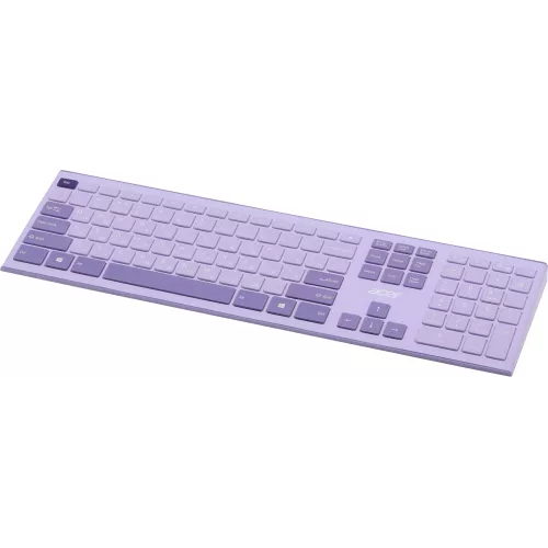 Клавиатура + мышь Acer OCC205 клав:фиолетовый мышь:фиолетовый USB беспроводная slim Multimedia (ZL.ACCEE.00D)