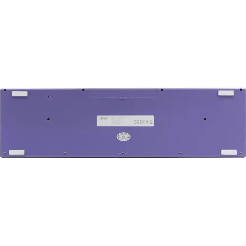 Клавиатура + мышь Acer OCC205 клав:фиолетовый мышь:фиолетовый USB беспроводная slim Multimedia (ZL.ACCEE.00D)