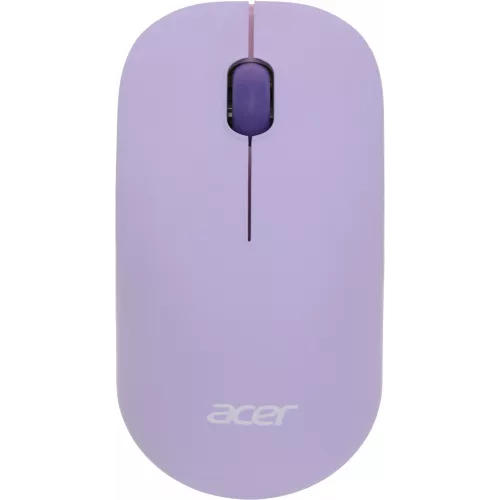 Клавиатура + мышь Acer OCC205 клав:фиолетовый мышь:фиолетовый USB беспроводная slim Multimedia (ZL.ACCEE.00D)