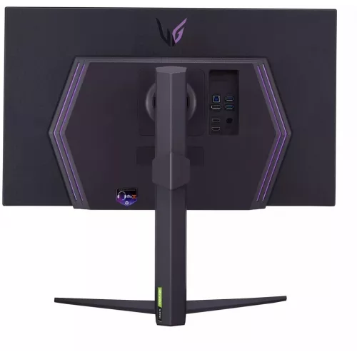 Монитор LG 27" UltraGear 27GR93U-B черный IPS LED 16:9 HDMI матовая HAS 320cd 178гр/178гр 3840x2160 144Hz G-Sync FreeSync Premium DP UHD USB 6.4кг