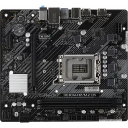 Материнская плата Asrock H610M-H2/M.2 D5 Soc-1700 Intel H610 2xDDR5 mATX AC`97 8ch(7.1) GbLAN+HDMI