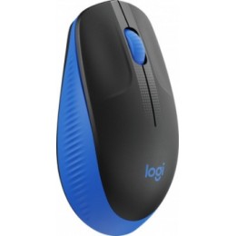 Мышь Logitech M190 черный/синий оптическая 1000dpi беспров. USB 2but (910-005914)