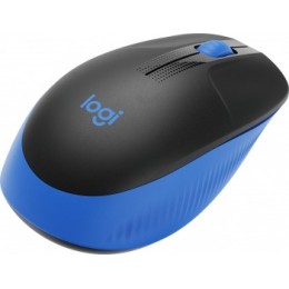 Мышь Logitech M190 черный/синий оптическая 1000dpi беспров. USB 2but (910-005914)