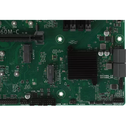Материнская плата Asus PRO B760M-C-CSM Soc-1700 Intel B760 4xDDR5 mATX AC`97 8ch(7.1) GbLAN RAID+VGA+HDMI+DP
