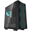 Корпус Deepcool CC560 V2 черный без БП ATX 4x120mm 5x140mm 1xUSB2.0 audio bott PSU