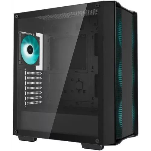 Корпус Deepcool CC560 V2 черный без БП ATX 4x120mm 5x140mm 1xUSB2.0 audio bott PSU