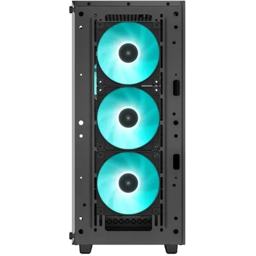 Корпус Deepcool CC560 V2 черный без БП ATX 4x120mm 5x140mm 1xUSB2.0 audio bott PSU