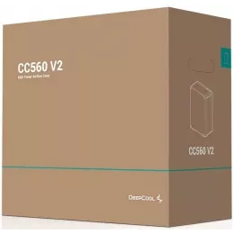 Корпус Deepcool CC560 V2 черный без БП ATX 4x120mm 5x140mm 1xUSB2.0 audio bott PSU