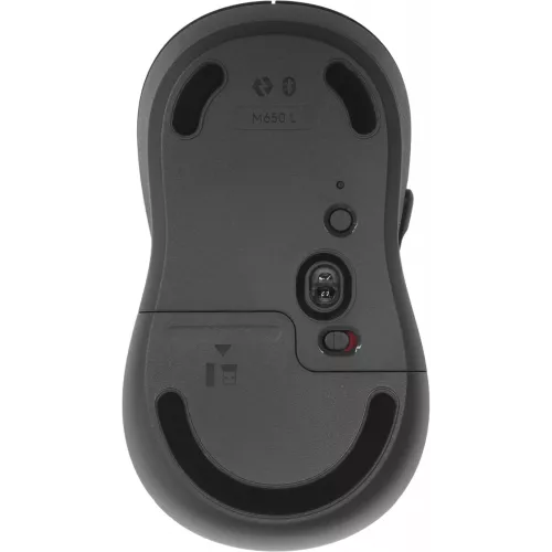 Мышь Logitech M650 Large графитовый оптическая 4000dpi silent беспров. BT/Radio USB 5but (910-006388)