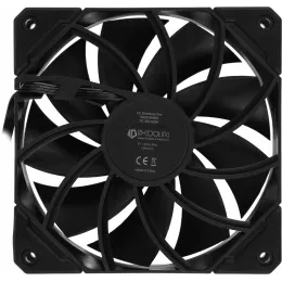 Вентилятор для корпуса ID-Cooling TF-12025-Pro 120х120x25 черный 4-pin 35.2дБ (TF-12025-PRO BLACK) Ret