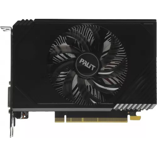 Видеокарта Palit PCI-E 4.0 PA-RTX3050 STORMX NVIDIA GeForce RTX 3050 6Gb 96bit GDDR6 1042/14000 DVIx1 HDMIx1 DPx1 HDCP Ret