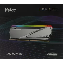 Память DDR5 2x16GB 6200MHz Netac NTZED5P62DP-32S Z RGB RTL Gaming PC5-49600 CL32 DIMM 288-pin 1.35В с радиатором Ret
