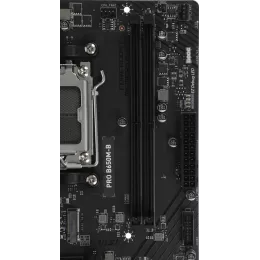 Материнская плата MSI PRO B650M-B Socket AM5 AMD B650 2xDDR5 mATX AC`97 8ch(7.1) 2.5Gg RAID+VGA+HDMI
