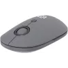Мышь Оклик 408MW графитовый оптическая 1600dpi silent беспров. USB для ноутбука 4but (2007533)