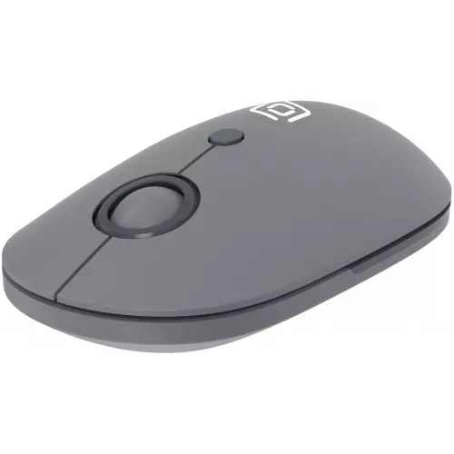 Мышь Оклик 408MW графитовый оптическая 1600dpi silent беспров. USB для ноутбука 4but (2007533)